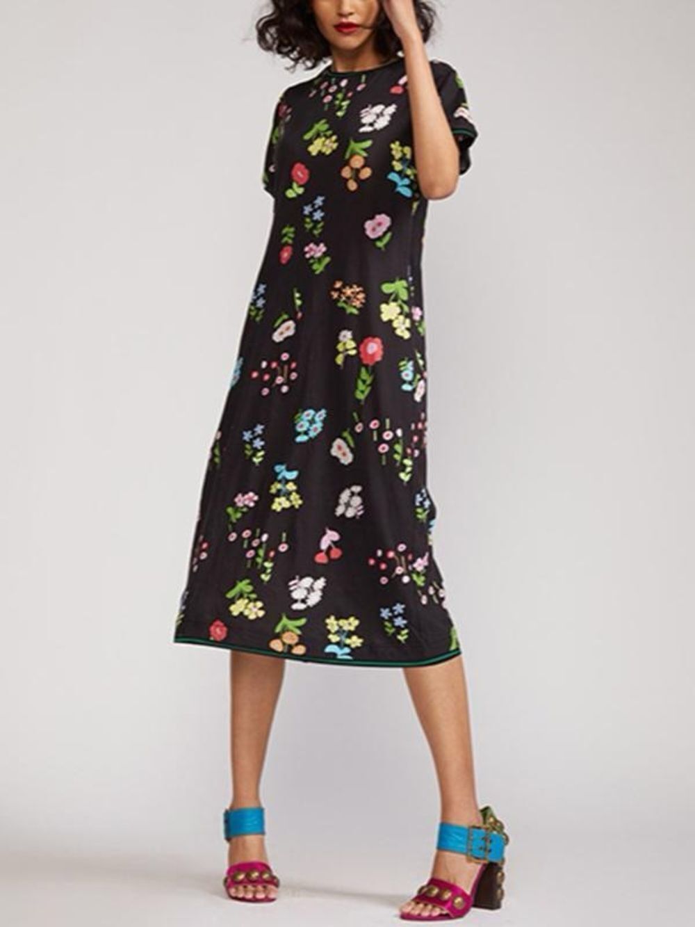 NWT Cynthia Rowley Raya Tee Midi Dress XS